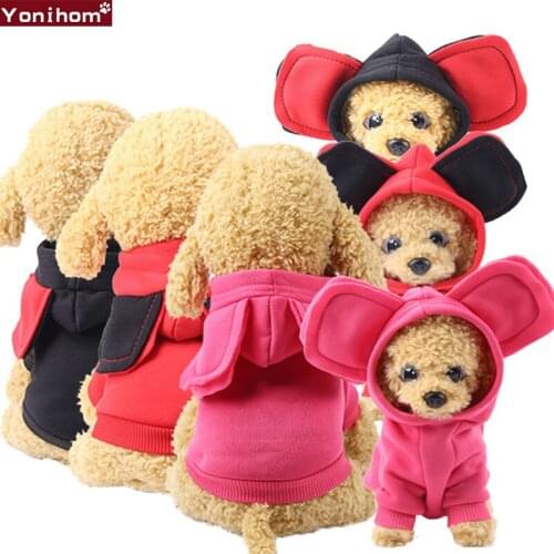 Dog Clothes for Small Dogs Cat Puppy Pet Coats Jackets Winter Clothing for Small Dogs Chihuahua Yorkie Hoodies Soft Fleece Warm