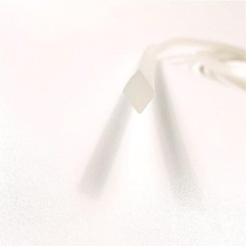 Length 1M to 10M small size white square solid silicone strip square white silicone sealing strip white rubber sealing strip