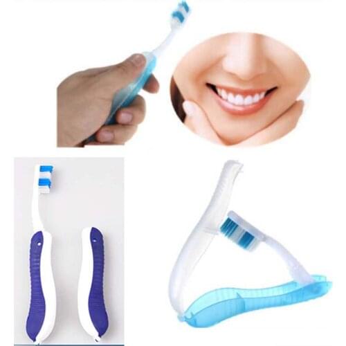 Foldable Folding Toothbrush Travel Camping Hiking Outdoor Portable Compact Mini