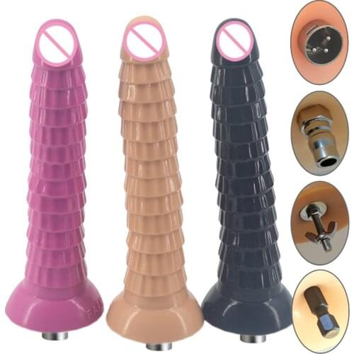Thick Strange Sex Machine Attachment 3XLR Accessories Animal Dildo Suction Cup Anal Plug Love Machine For Women Man Y69