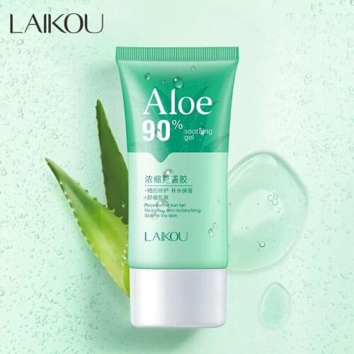 60g Aloe Soothing Gel Aloe Vera Gel Face Cream Skin Care Remove Acne Moisturizing Day Cream After Sun Lotions Skin Repair