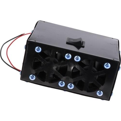 Windshield Car Heater Fan - Portable Car Defroster Defogger 12V Truck Car Heat Fan 500W (Black)