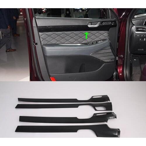 Factory Price Car Interior Accessories Decorative ABS Black Window Rise Cover Glass Up Down For Palisade