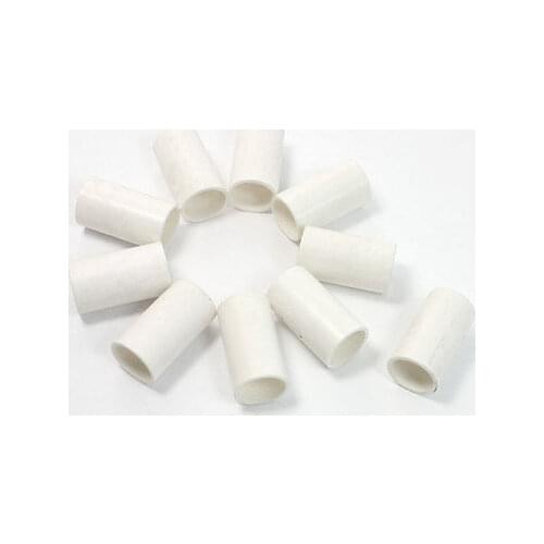 10 Pcs 16mm Inner Diameter Straight PVC Pipe Connectors Fittings White
