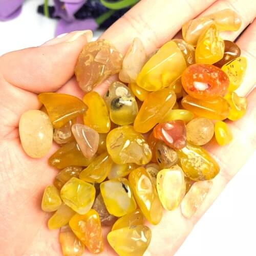 100g Natural Citrine gravel rough stone Rock Crystal Quartz Mineral healing Specimen Fish Tank Garden home Decoration