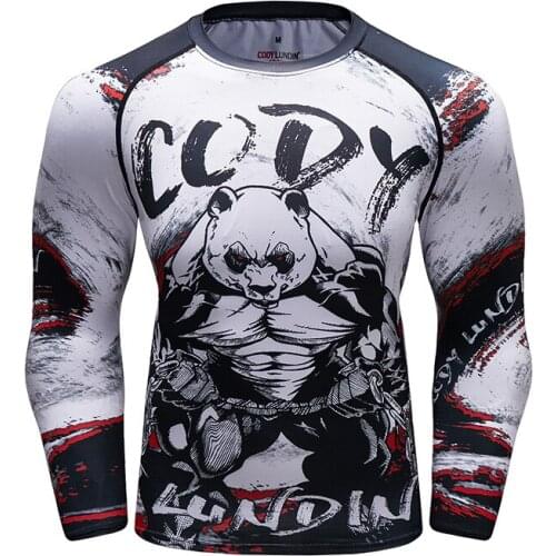 2021 Digital Sublimation Printed Long Sleeve Men Round Neck Oversized Gym Tshirt
