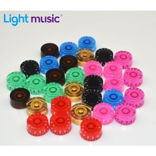 4 PCS Round Guitar Knobs Speed Volume Tone Control Knobs Rotary Knobs for Electric Guitar Parts Replacement