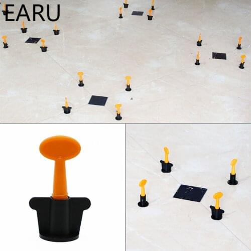 50pcs/set Level Wedges Tile Spacers For Flooring Wall Tile Spacer Carrelage Tile Leveling System Leveler Locator Spacers Plier