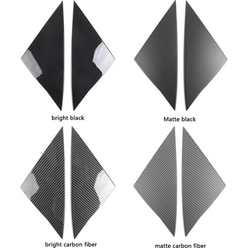 ABS Plastic Triangular Front Vent Window Glass Trim Cover Decoration for Tesla Model Y Accessories Modified Interior Decoration