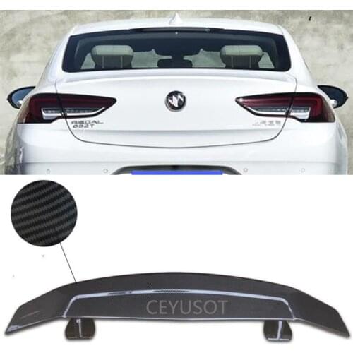 CEYUSOT FOR Universal GT Accessories Spoiler Buick Regal Opel Insignia ABS Material Car Trunk Rear Lip Tail WING Body Kit 2000