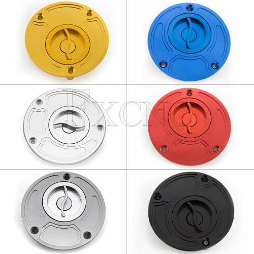 CNC Aluminum Motorcycle Fuel Tank Cap Gas Cap Cover Keyless For Yamaha YZF1000 R1 1998 - 2019 1999 2000 2018 2017 2016 105mm