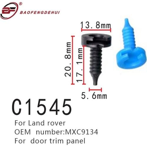 Door Trim Panel Car Buckle For Land Rover MXC9134 Self Tapping Screw Fastener