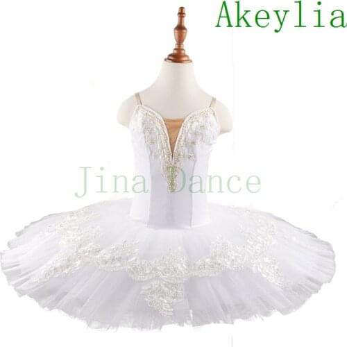 White Swan Lake Ballet Tutu Pre-professional Ballet Costume Girls Ballerina Dress Kids Ballet Dress Dancewear Dance Adult