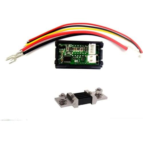 0-300V 500A DC Digital Voltmeter Ammeter LED Amp Volt Meter + 500A Current Shunt