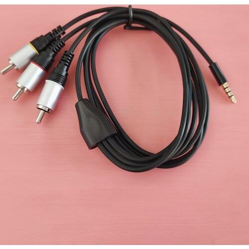 RCA Cable 3.5mm Jack to 3 RCA Aux Cable 3.5 mm to 3RCA Adapter Splitter Audio Cable for TV Box Audio Home Theater Speaker Cable