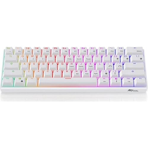 Mechanical Gaming Keyboard Gamer TKL 61 Keys 2.4Ghz Wireless Bluetooth USB Wired RGB Blue Brown Red Switch for Laptop PC Tablet