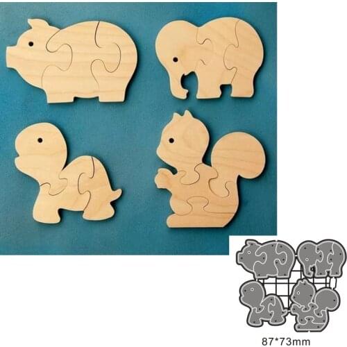 Metal cutting dies cut die mold Animal stitching decoration Scrapbook paper craft knife mould blade punch stencils dies