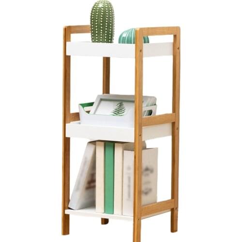 Standing Shelf Multilayer Simple Book Storage Rack Floor Storage Shelf for Home