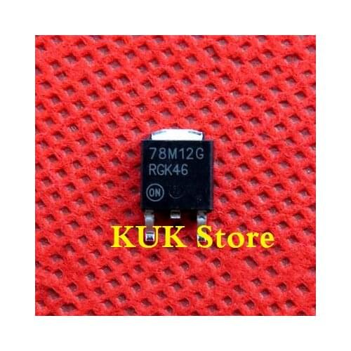 Original 100% NEW 78M12G 78M12 MC78M12CDTRKG MC78M12CDTRK MC78M12 DPAK 10PCS/LOT