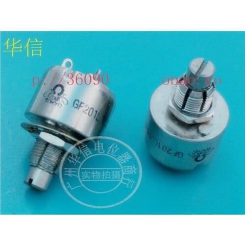 Original new 100% ceramic single potentiometer GF201L 15S B500R B20K handle length 15mm round with lock (SWITCH)