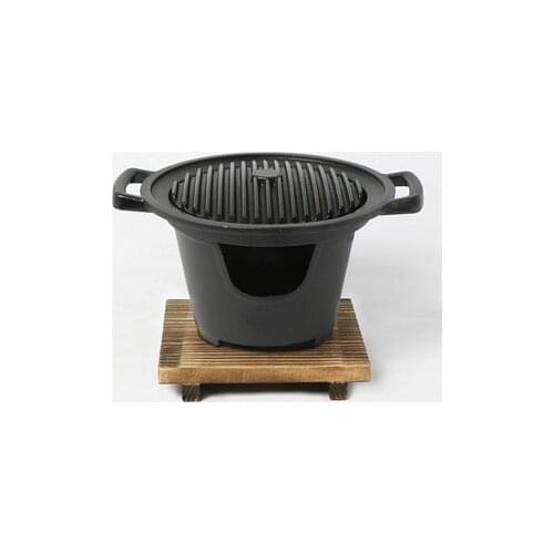 Portable mini barbecue grills table top bbq grill Household single man barbecue stove BBQ Korean cuisine non-stick barbecue dis