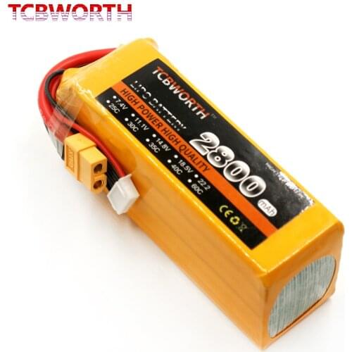 RC LiPo Battery 14.8V 2800mAh 60C Max 120C For RC Aircraft Airplane Quadcopter Helicopter Drone 4S RC Lithium Batteries