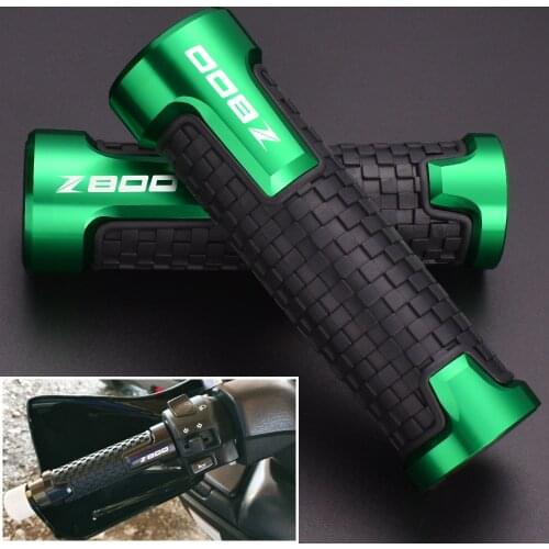 Motorcycle Handlebar Grips Comfor CNC Rubber Moto Handle Thruster Grips For KAWASAKI Z800 Z 800 2013 2014 2015 2016 Accessories