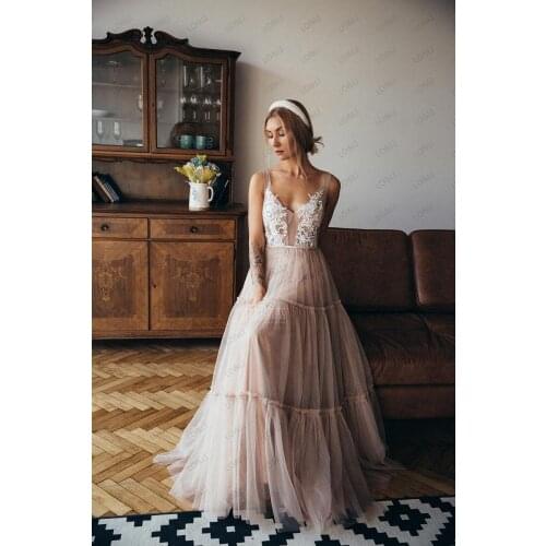 Lo&Li 2021 Illusion Sexy Bridal Bathrobe Long Sleeve Flower Appliques Mini Long Women Sleep Wear Wedding Robe