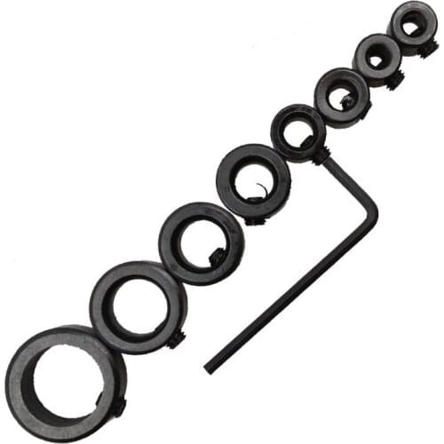 3-16mm bit limit ring woodworking drill log tenon for clamping device positioning device to send a small wrench deep