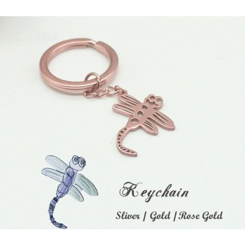 Christmas presentCustomized Childrens Drawing KeyChain Necklace Kids Art Child Artwork Necklace Custom Name Christmas gift