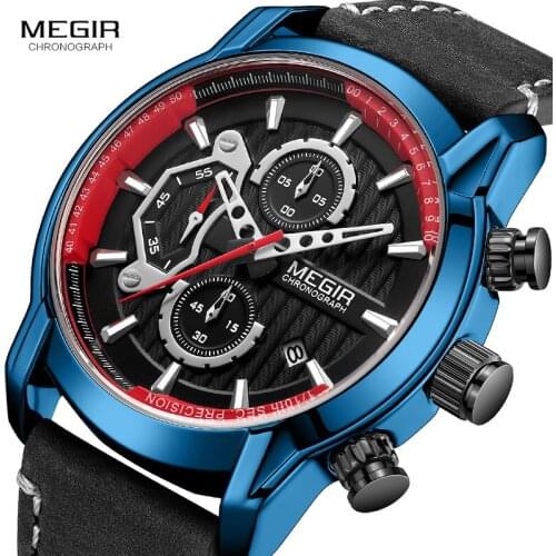 Watches Men MEGIR Brand Men Sport Watches Mens Quartz Clock Man Casual Military Waterproof Wrist Watch relogio masculino 2104G