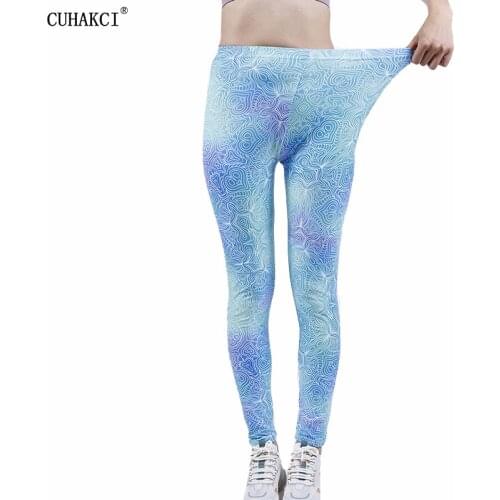 CUHAKCI Sports Women Fitness Pants 2021 Women Leggings Sexy Outwear Elastic Sport Exercise High Waist Printed Leggins Workout