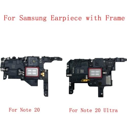 Earpiece Speaker with Chassis Cover Frame For Samsung Note 20 20 Ultra S20 FE Earpiece Module with Frame Replacement Parts