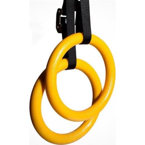 Gymnastics rings for adult training pull-ups indoor fitness equipment rings with 4.5M swing rope