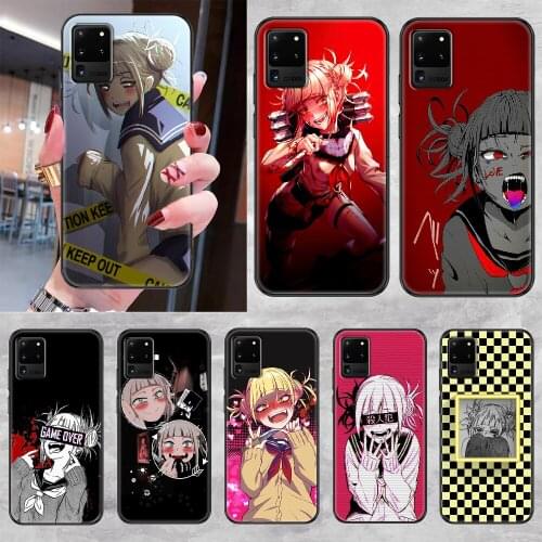 Himiko Toga Phone case For Samsung Galaxy Note 4 8 9 10 20 S8 S9 S10 S10E S20 Plus UITRA Ultra black silicone prime soft