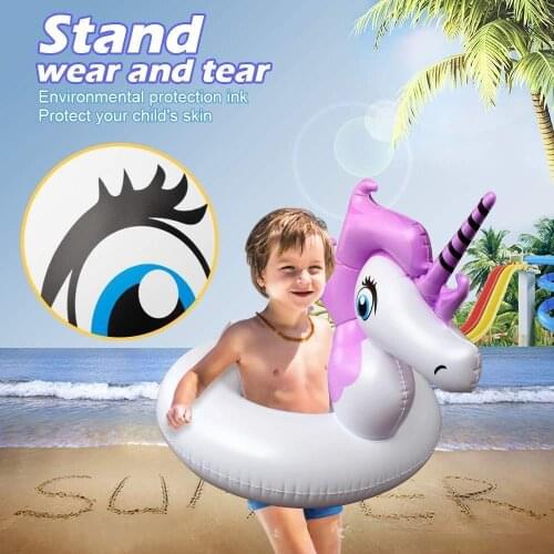 New Unicron Inflatable Swimming Ring for Kids Pool Float Swim Circle Summer Party Pool Toy