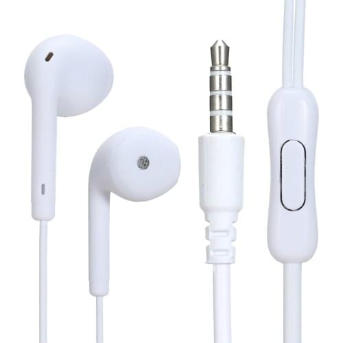 U19 3.5mm Wired Headphones Candy Color In-Ear Headset Music Earphone In-line Control Noise Reduction with Mic for Phones MP3 MP4
