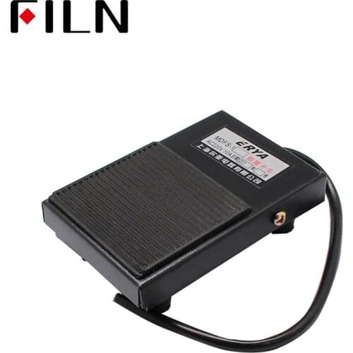 SPDT Nonslip Metal Momentary Electric Power Foot Pedal Switch 10A/250V