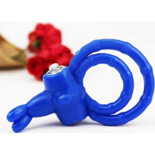 Passion Rabbit Vibrators rabbit cock ring Delay Premature Ejaculation Lock Fine Sex Toys product for Men penis extender 2rings