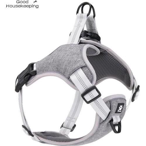 Pet Reflective Dog Sling Without Tension Adjustable Medium Large Naughty Dog Vest Car Traction Walking Running