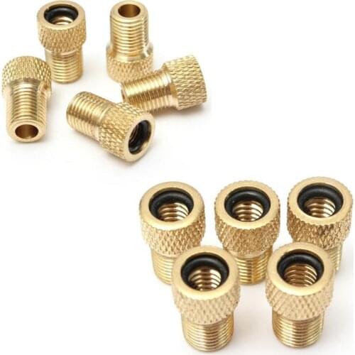 Bike Accessories Cycling Presta To Schrader 5Pcs Bicycle Pump Wheel Tire Transfer Valve Adapter Presta To Schrader Cinverter Hot