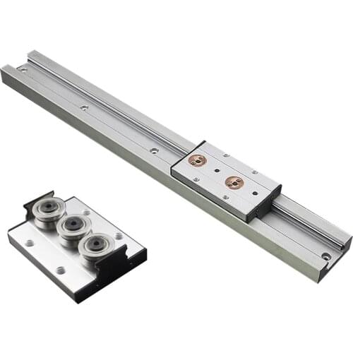 Built-in dual-axis linear guide 47mm SGR20N Roller slide 1 set: 1 SGB20N block and 1 SGR20N guide Length 300 400 500 600 700 800