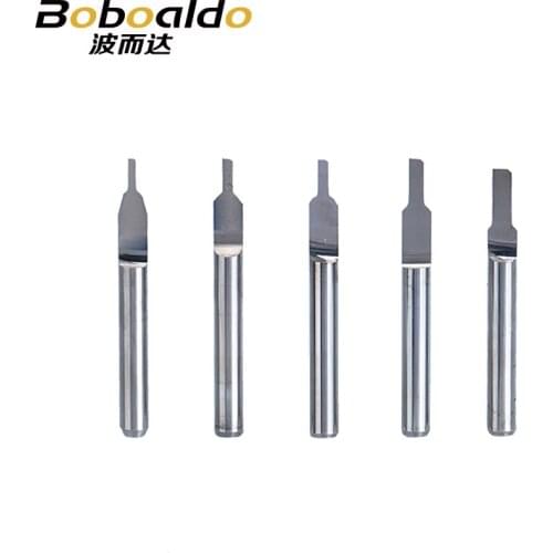 10pcs/lot 3.175mm Parallel Carbide PCB Engraving Bit 1.0mm 1.5mm 2.0mm 3.0mm Tungsten end mill CNC Milling Cutter