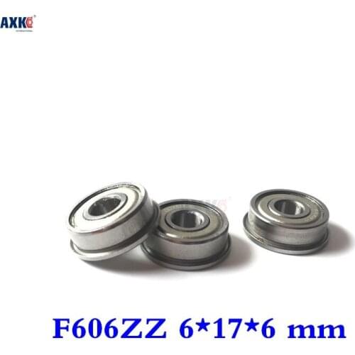 2021 Hot Sale Time-limited Steel Rodamientos 10pcs Free Shipping Flange Bushing Ball Bearings F606zz 6*17*6 Mm