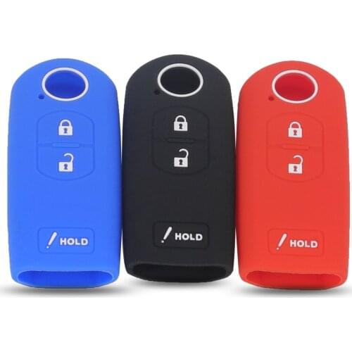 Bilchave 3 Buttons Silicone Remote Car Key Case Cover Fob For Mazda 2 3 5 6 CX5 CX-5 M2 M3 M5 M6 GT 2015 2016