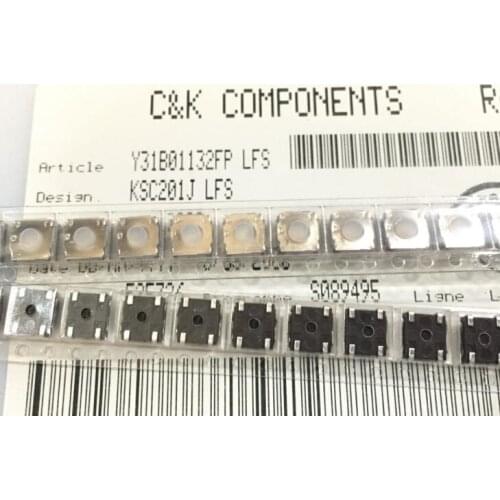 C amp; K US KSC201J SMD Tact Switch 6.2 * 6.2 * 3.5 soft keys 120 gf