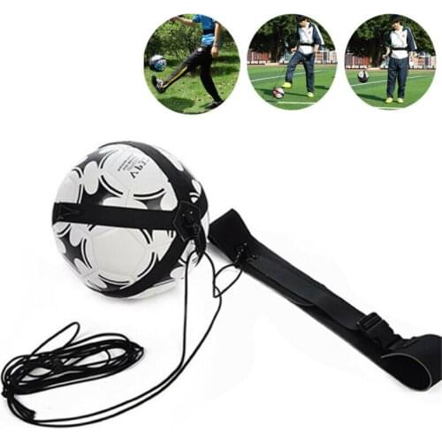 Kids Adults Football Kick Trainer Adjustable Soccer Assistance Training Belts Unisex Home Exercises Equipment
