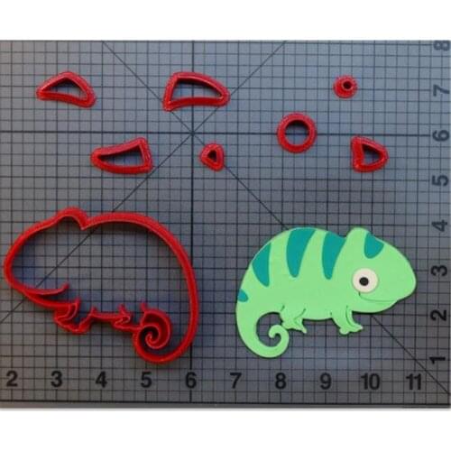 Cookie Moulds Cookie Cutter Pastry Mold Patisserie Christmas Pastry Mold Cake Decorating Tools Kitchenware Chameleon