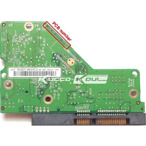 HDD PCB logic board 2060-701552-002 REV A for WD 3.5 SATA hard drive repair data recovery