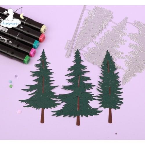 Bunnymoon Trees Metal cutting dies stencil Greeting Card Decoration DIY Scrapbooking Scrapbook Paper Photo Album